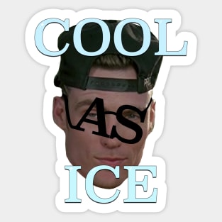 Cool As Ice Sunglasses Sticker